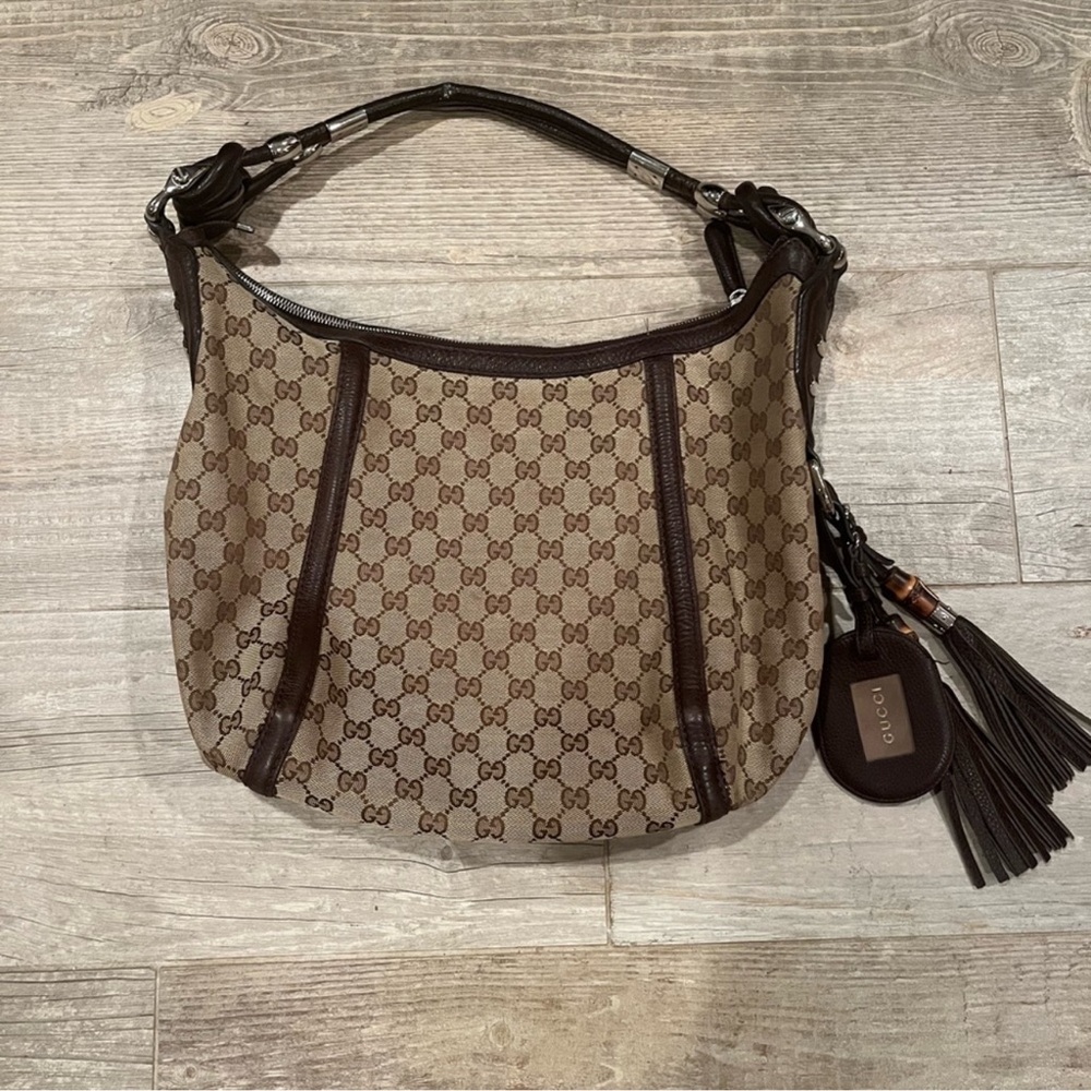 Gucci Medium Techno Horsebit Hobo
